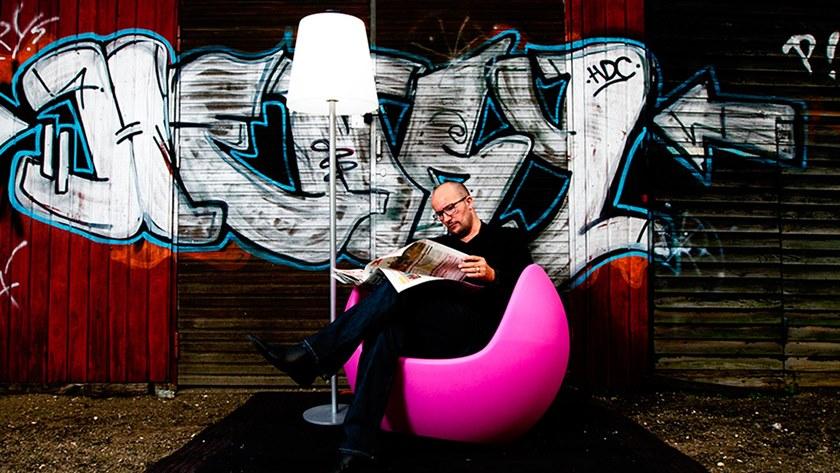 SLIDE Кресло-качалка из полиэтилена Blos sun-id-1478271 - Вид №5