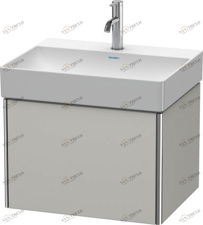 XS406100707 XSquare Тумбочка подвесная Бетонно-серый матовый декор Duravit