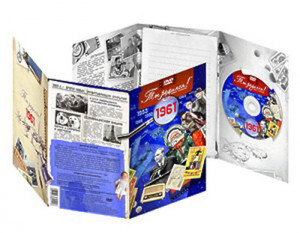 1961 Видео-открытка "Ты родился" цвет синий