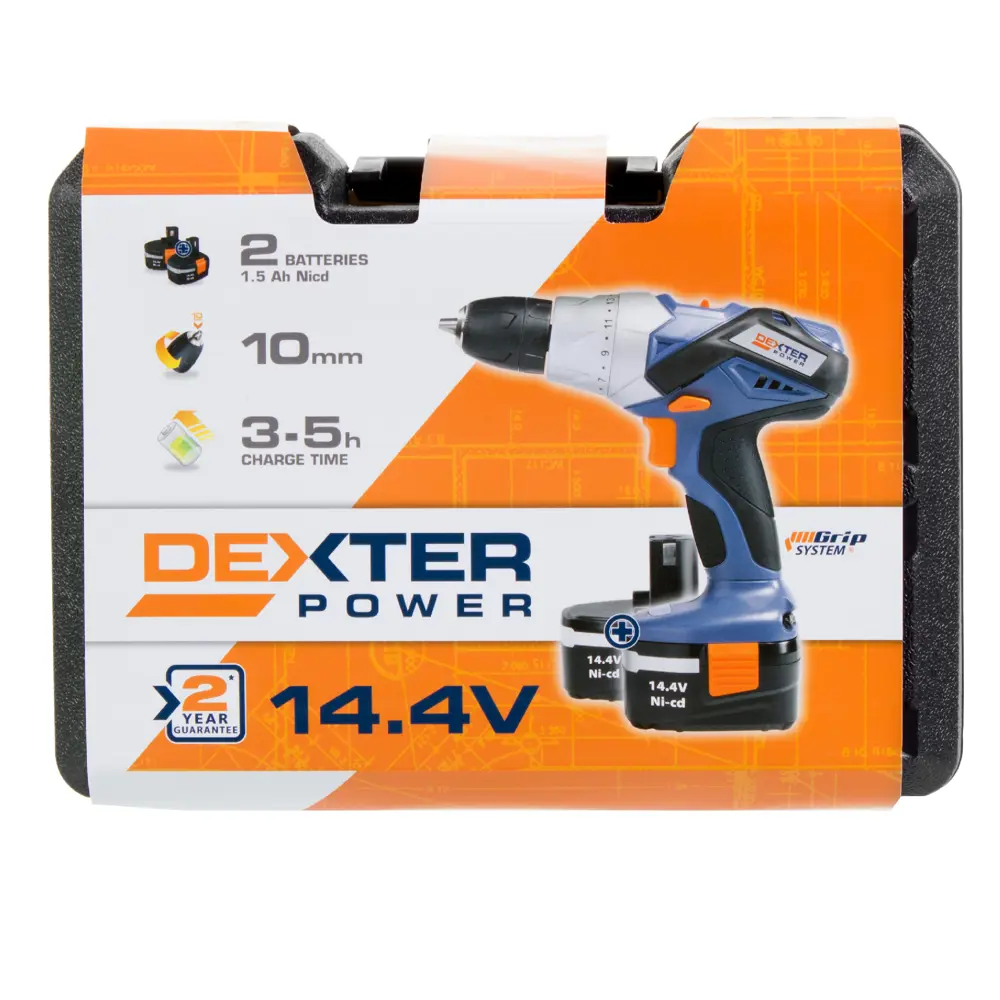 Шуруповерт Dexter, Ni-Cd 14,4 В DEXTER POWER STLM-2058431 - Вид №4