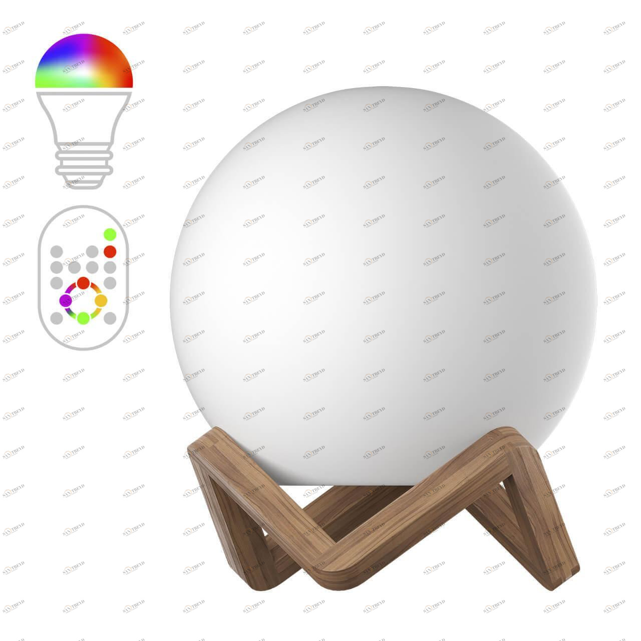 Напольно-настольный светильник m3light Wood 10722541 M3LIGHT ИНТЕРЬЕРНЫЕ 313739 Бежевый;белый 