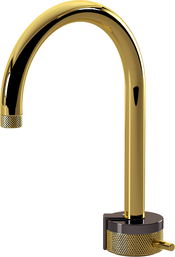 E-11502-R1OX-L2OX-AU Однорычажный прогрессивный смеситель для раковины - излив 16см GRAFF MOD+