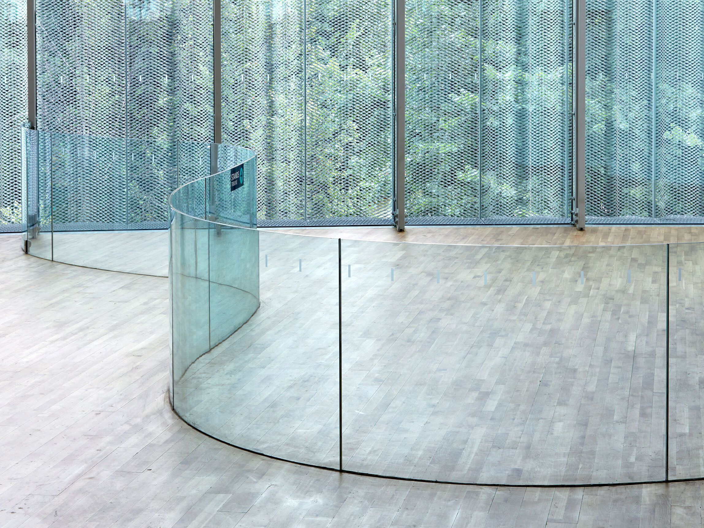 Стеклянный парапет для окон и балконов ALUVETRO система балюстрады GARDA ARCH-00032525