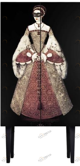 Mineheart Комод из мдф с распашными дверцами  Fur/007 