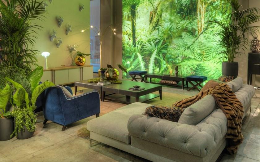 SELVA Кожаная скамейка с подставкой для ног Gatsby 1651 - Вид №2