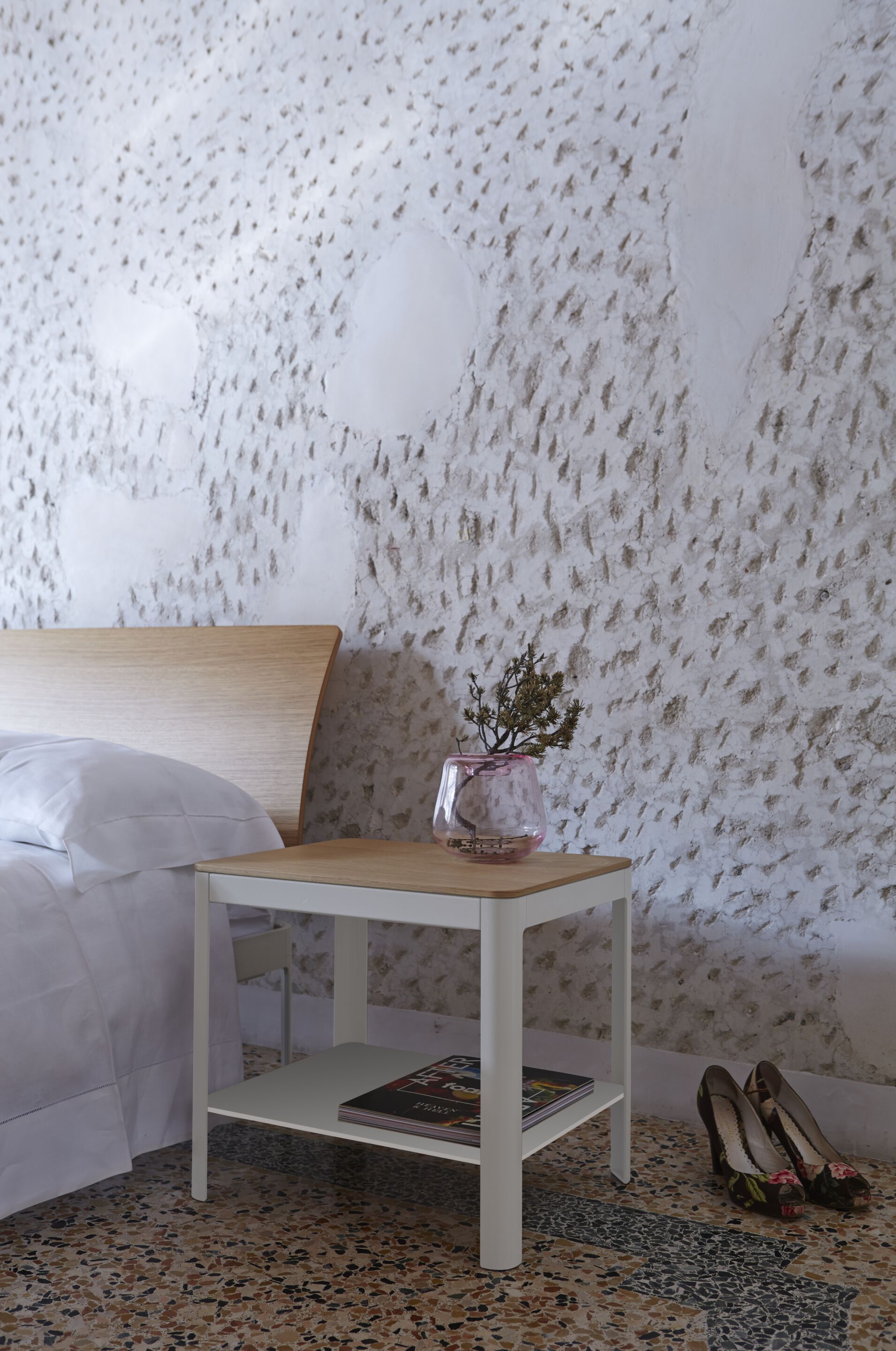 Металлическая прикроватная тумбочка с ящиком isOnAir Bertoncini ARCH-00117701 - Вид №5