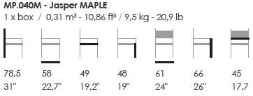 Fenabel Стул с обивкой и подлокотниками Jasper sun-id-1423427 - Вид №2