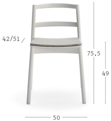 Billiani Стул из бука Load 641 - Вид №2