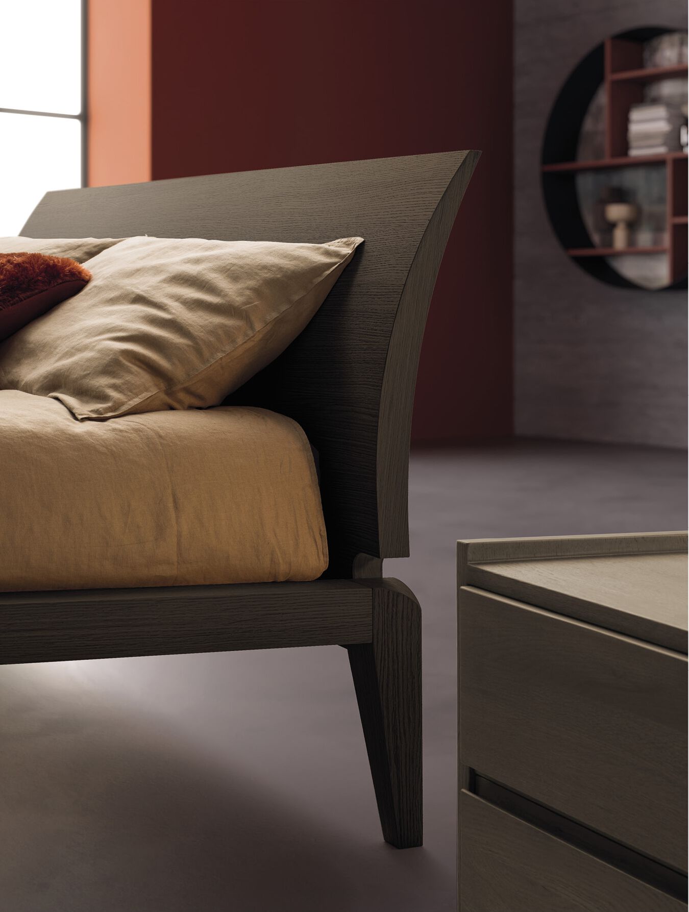 Деревянная двуспальная кровать Devina Nais SHARK ARCH-00110518 - Вид №4