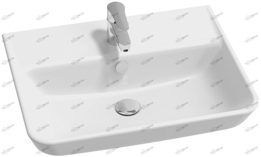 EGD112-00 Подвесная раковина настенная прямоугольная JACOB DELAFON STRUKTURA белая