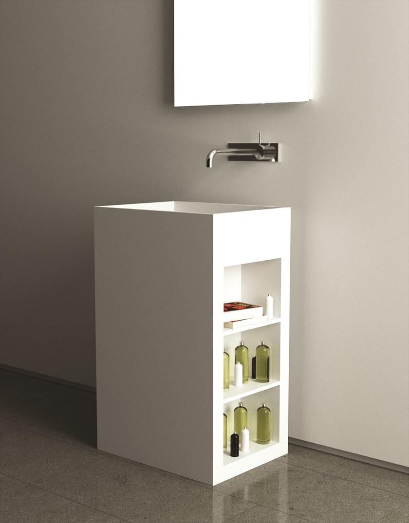 Ltc 1-2-3 Напольная раковина стоящая овальная MOMA Design  - Вид №2