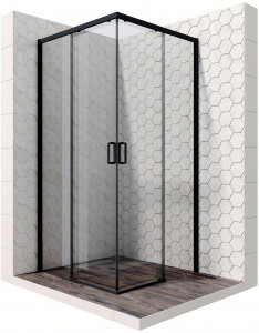 Душевое ограждение Ambassador Queen 11011204Black (1000x1000x2000), 1 место