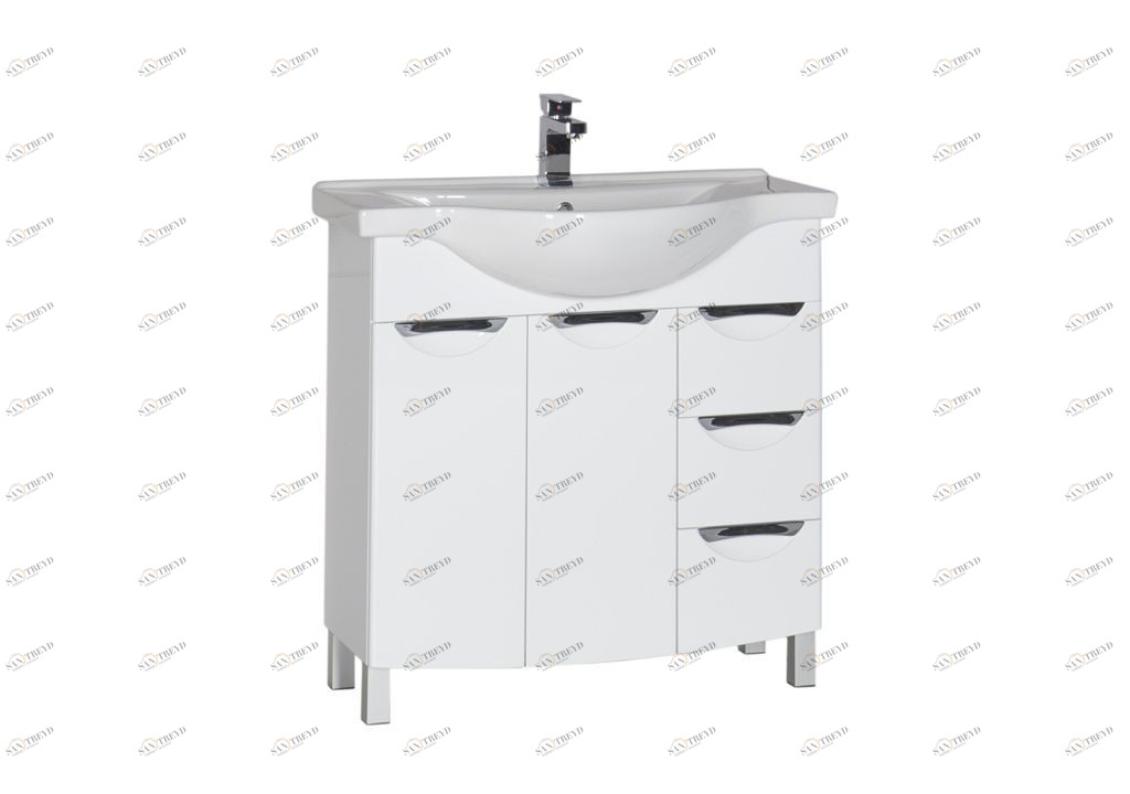 Тумба под раковину Aquanet Асти 85 белый sun-id-271660