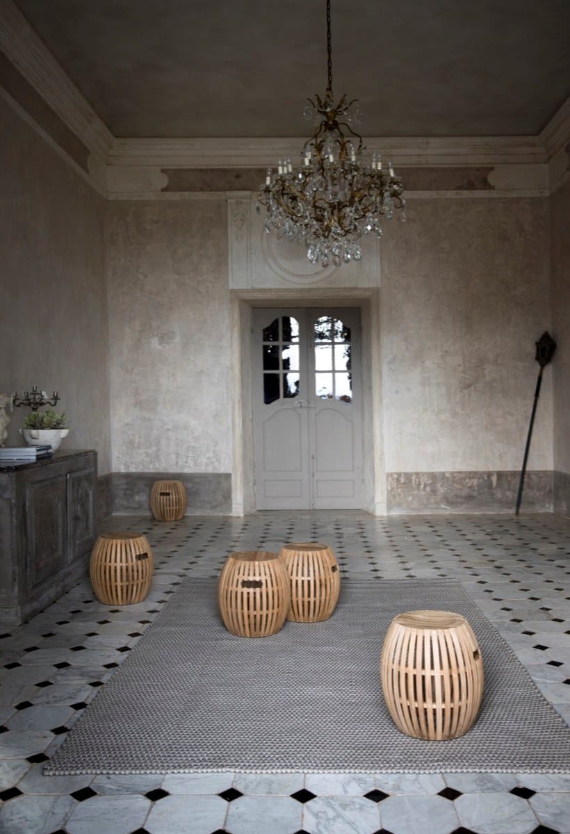 Низкий садовый стул из тикового дерева Unopiù Swing ARCH-00027808 - Вид №4