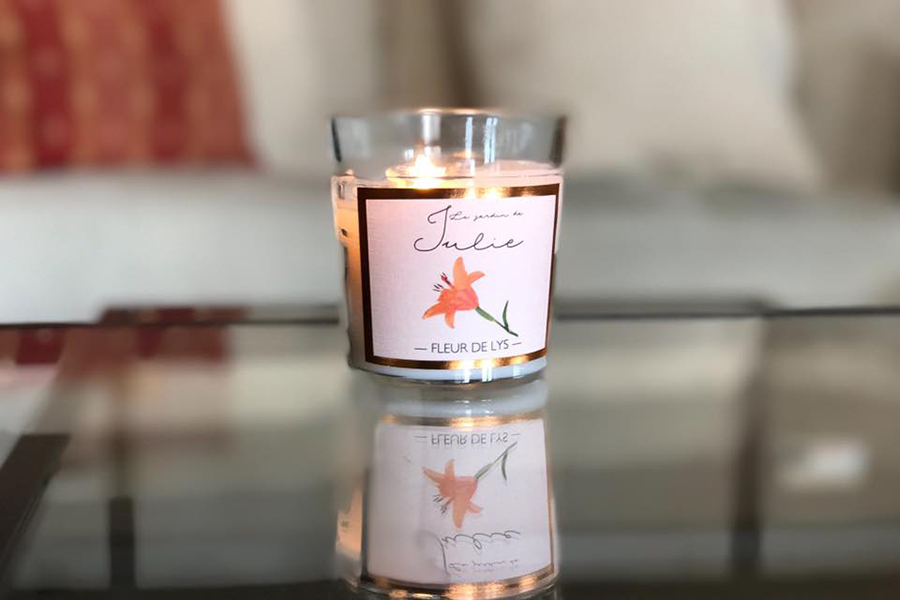 VV008FLLJ Свеча ароматическая , le jardin de julie, лилия, 30 ч Ambientair  - Вид №1