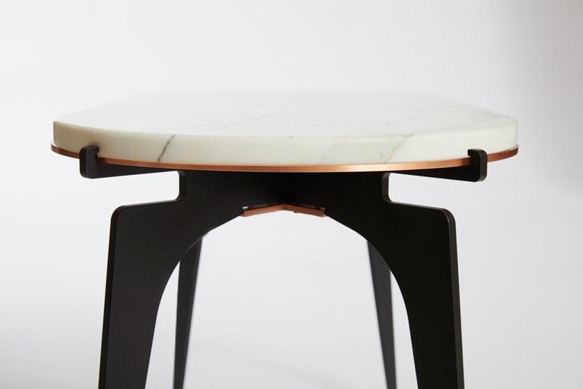 GABRIEL SCOTT Высокий овальный мраморный стол Prong sun-id-1461746 - Вид №5