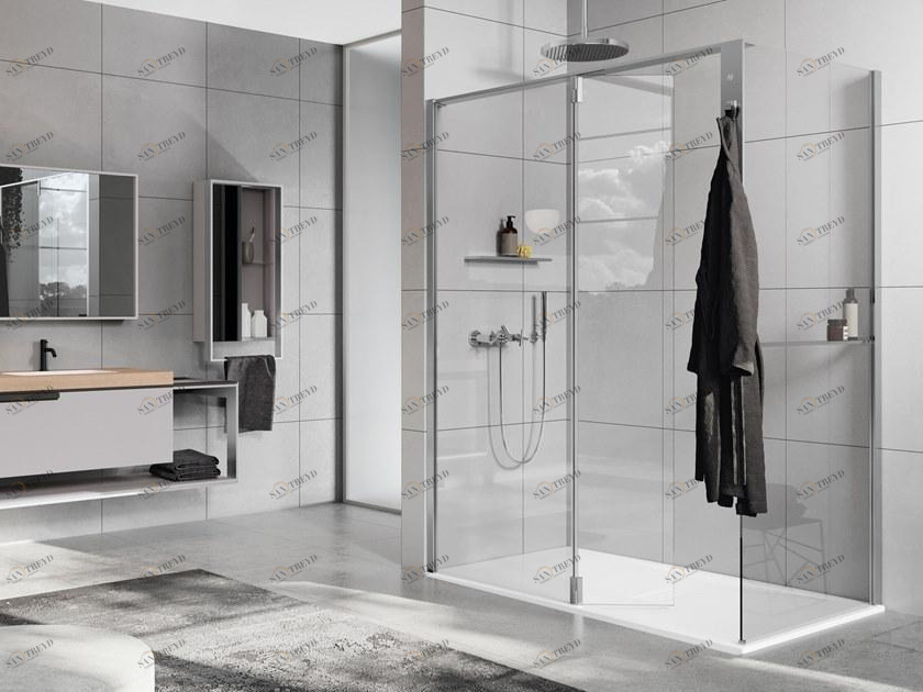 NOVELLINI Неподвижная стена из алюминия и стекла с вращающейся дверью Kuadra h frame sun-id-1454412