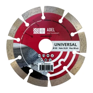91870919 Диск алмазный по бетону Adel Instrument Universal AI-1501012221 сегментный 125x22.2x2.2 мм STLM-1532250