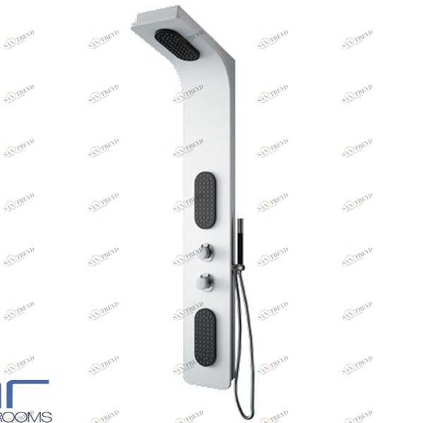 ДУШЕВАЯ КОЛОННА С ТЕРМОСТАТОМ STONE WHITE SALGAR Душевые колонны Salgar 21718