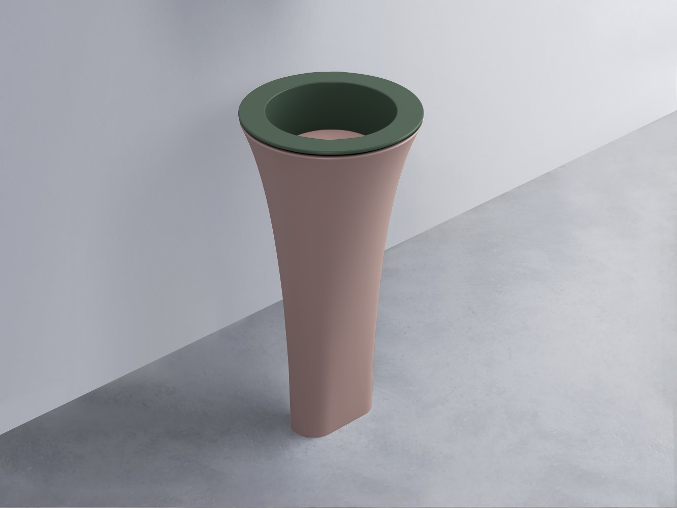 AMLA45-MU+AMPILT-CP+AMCOLT-CP Раковина Amedeo Tondo отдельностоящая cielo Enjoy + Amedeo Ceramica Cielo