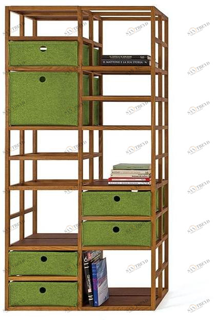 KARN Книжный шкаф из массива дерева Karn design Klct10