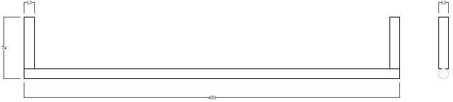Water Evolution Держатель для полотенец из нержавеющей стали Lapa sun-id-1382118 - Вид №2