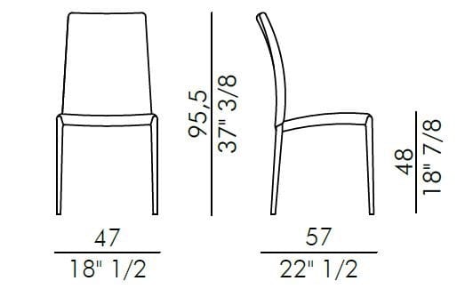 Кожаный мягкий стул EFORMA Азия ARCH-00134535 - Вид №4