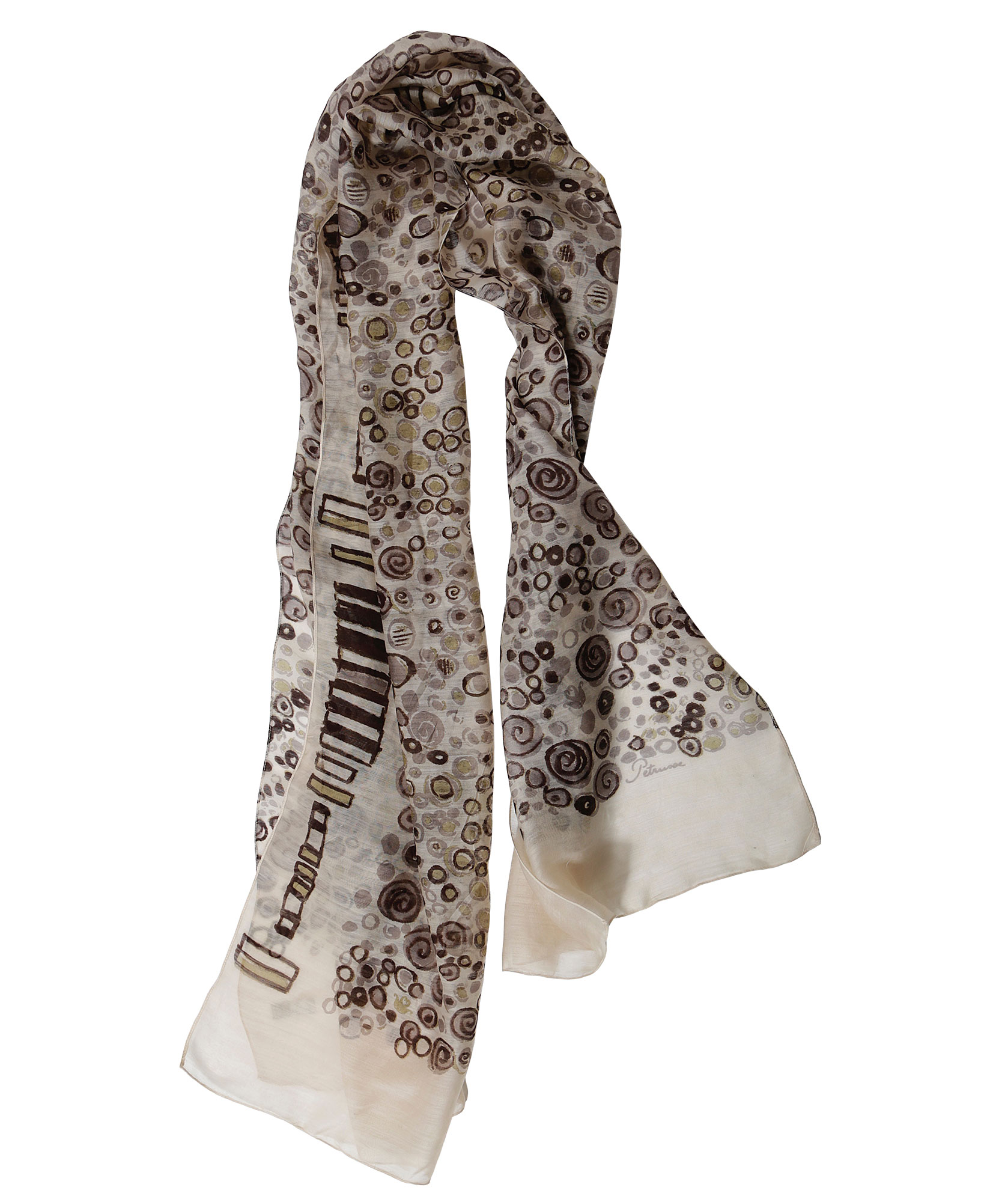 GARCONNE_E Шаль 70/200 80% шерсть 20% шелк PETRUSSE Santreyd 