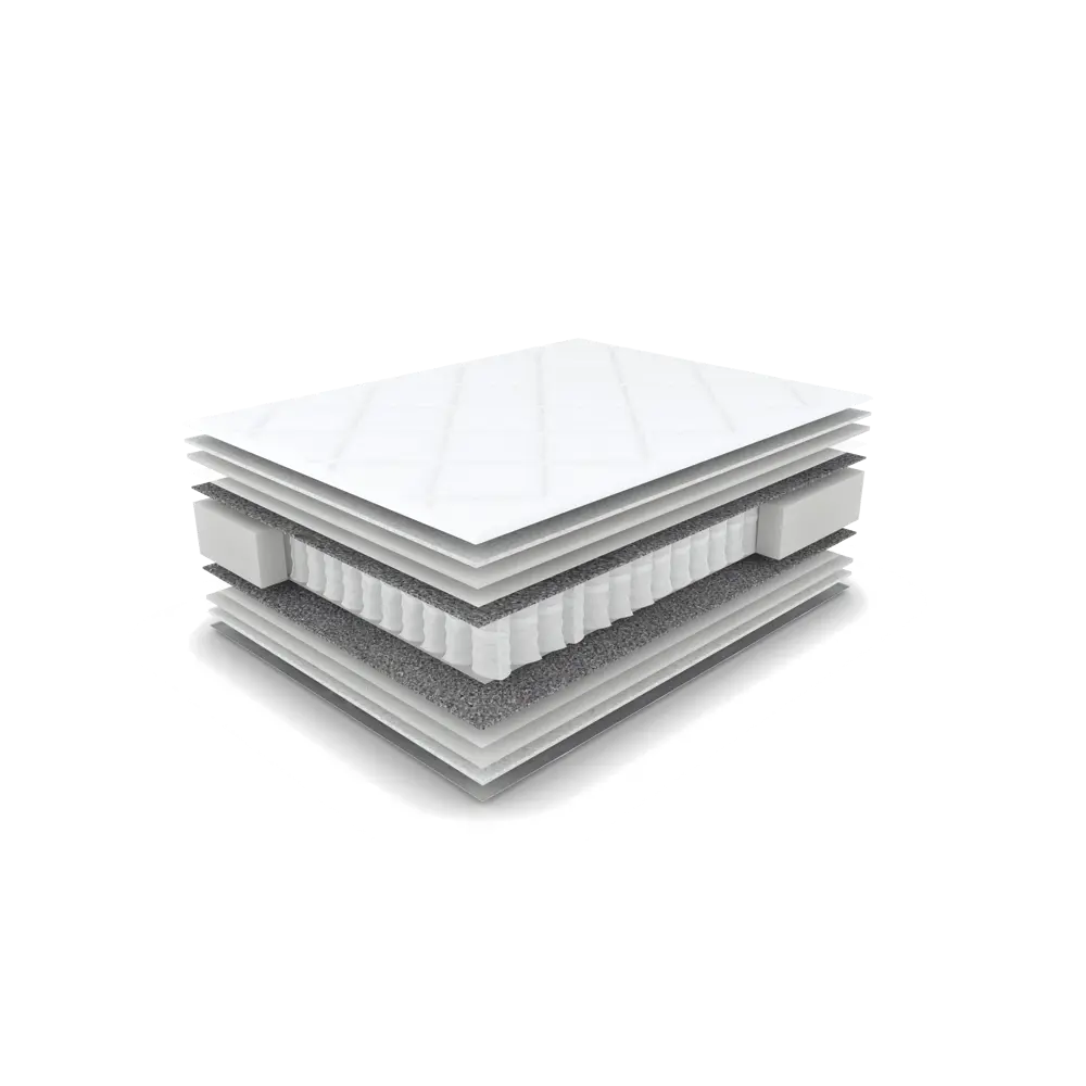 Матрас Wellspring 120x200 см пружинный блок 87474188 STLM-2210015 Santreyd  - Вид №1