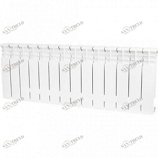 Радиатор STOUT Space 14 секций биметаллический секционный, высота 350мм SRB0310035014