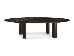 Керамический овальный стол