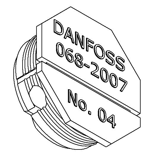 Danfoss Клапанные узлы в сборе с фильтром для клапанов T 2 / TE 2 Клапанный узел № 03 для T/TE 2 068-2093  - Вид №5
