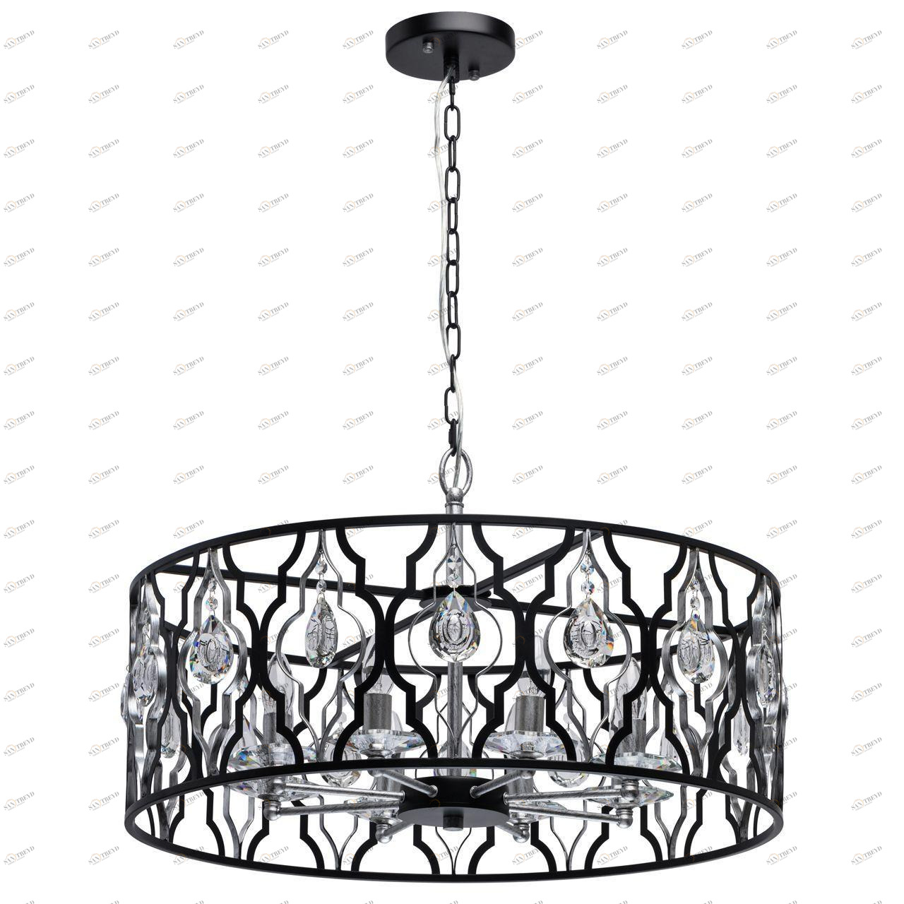 Подвесная люстра MW-Light Альгеро 285011908 MW-LIGHT ДИЗАЙНЕРСКИЕ, АЛЬГЕРО 279659 Черный 