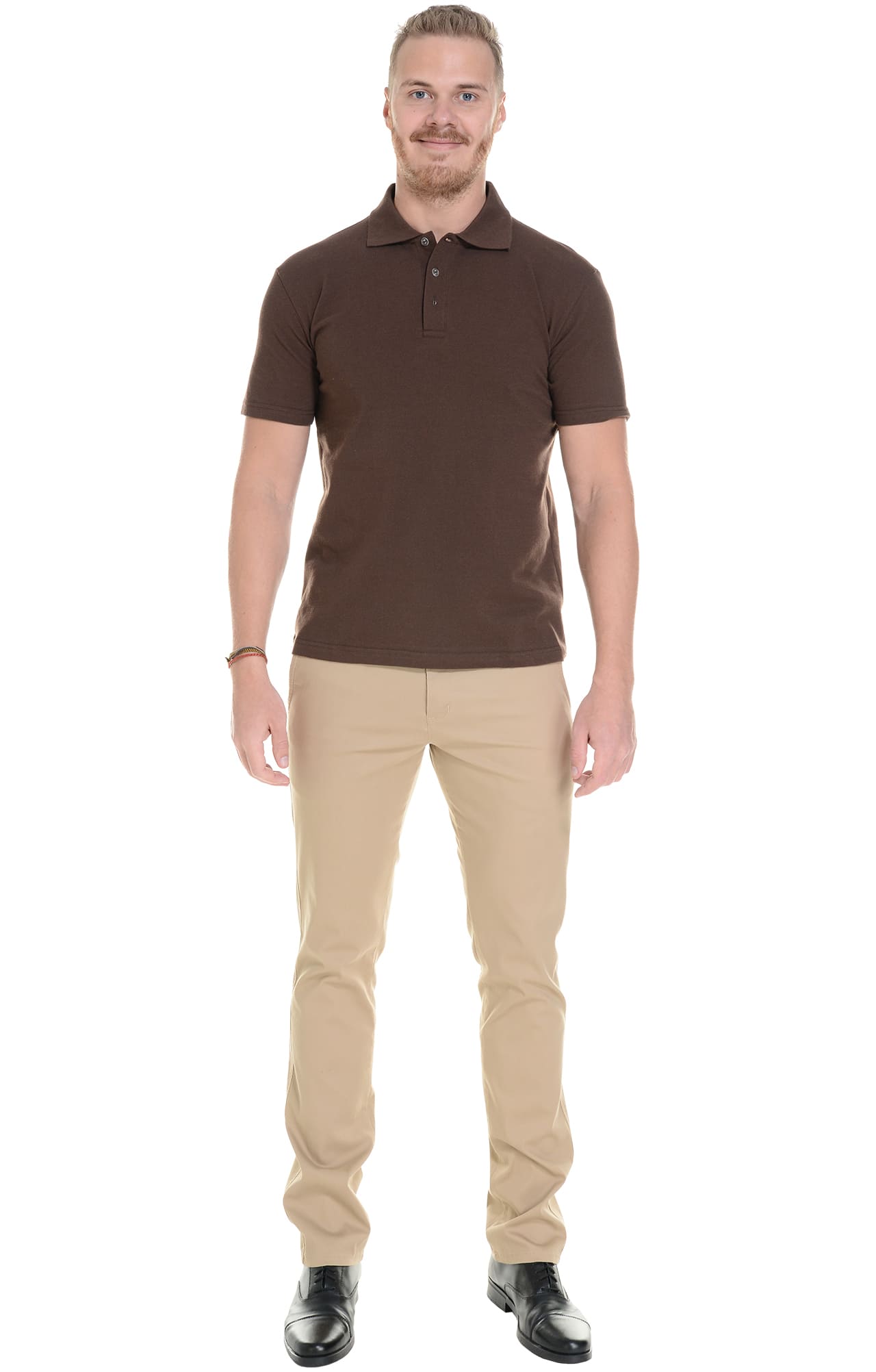 68260 Брюки  мужские beige (бежевые) El-Risto  Одежда для официантов  размер 48/182-188  - Вид №4