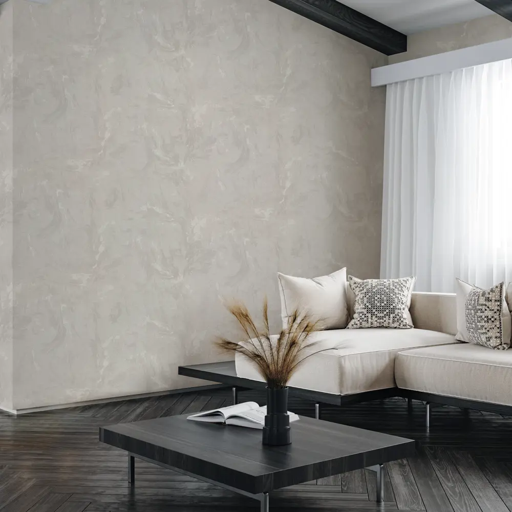 Обои флизелиновые Walldecor Пантеон бежевые 1.06 м 75213-18 89361477 STLM-2057667 - Вид №3