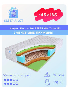 91124125 Матрас Bertrann Torpe BS 145x185 см зависимый пружинный блок STLM-0493890 SLEEP A LOT