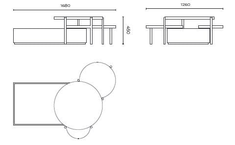 Низкий журнальный столик из бронзы и дерева Stylish Club His &amp ARCH-00059988 - Вид №11