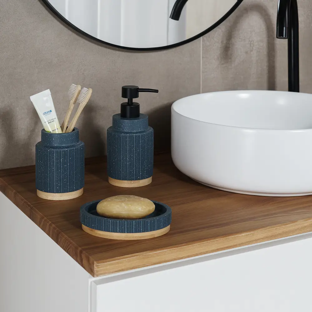 Мыльница Verran Sirius в синем цвете — стильный аксессуар для современной ванной 89384122 STLM-1563434 - Вид №8
