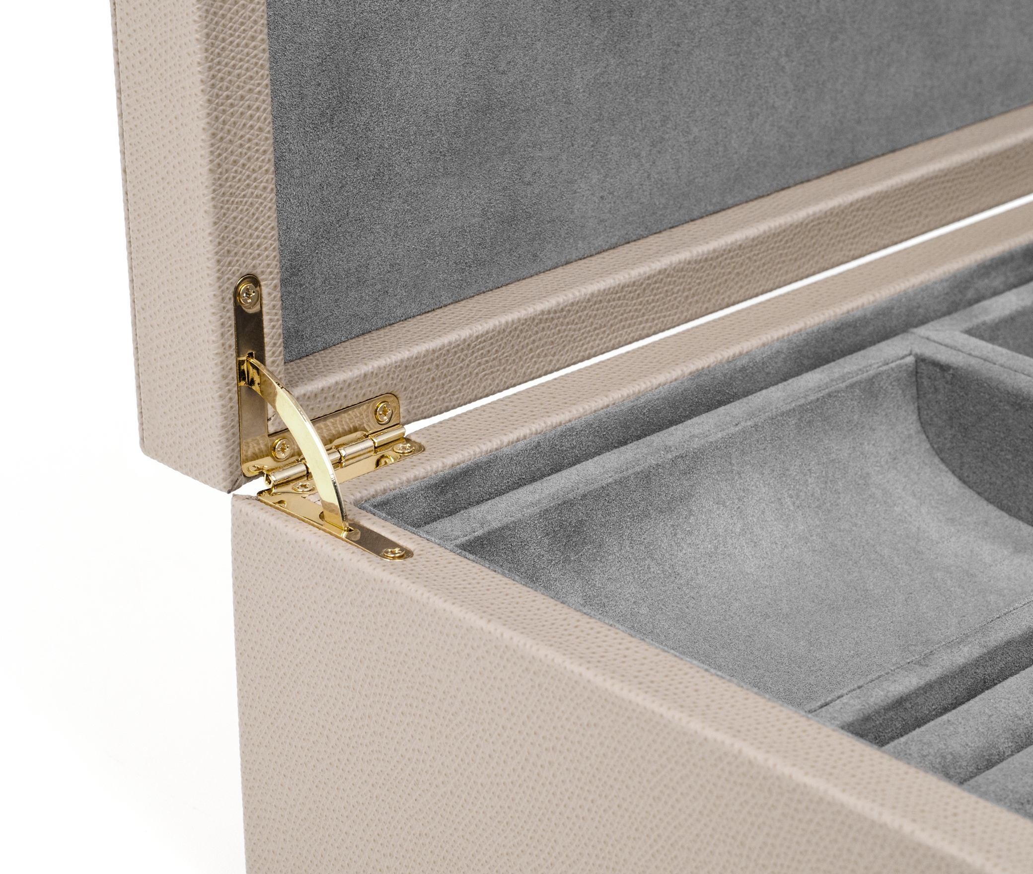 Шкатулка для драгоценностей Prestige - 27X16XH6,6 см / тканая кожа_темно-серый Pinetti G1.1396.061.055 - Вид №3