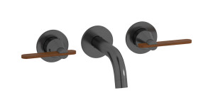 Смеситель встроенный для раковины WE ARE IB oh397is Brushed Black Chrome Soho