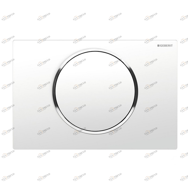 115.758.KJ.5 смывная клавиша SIGMA 10 (бел/хром глянц) Santreyd 