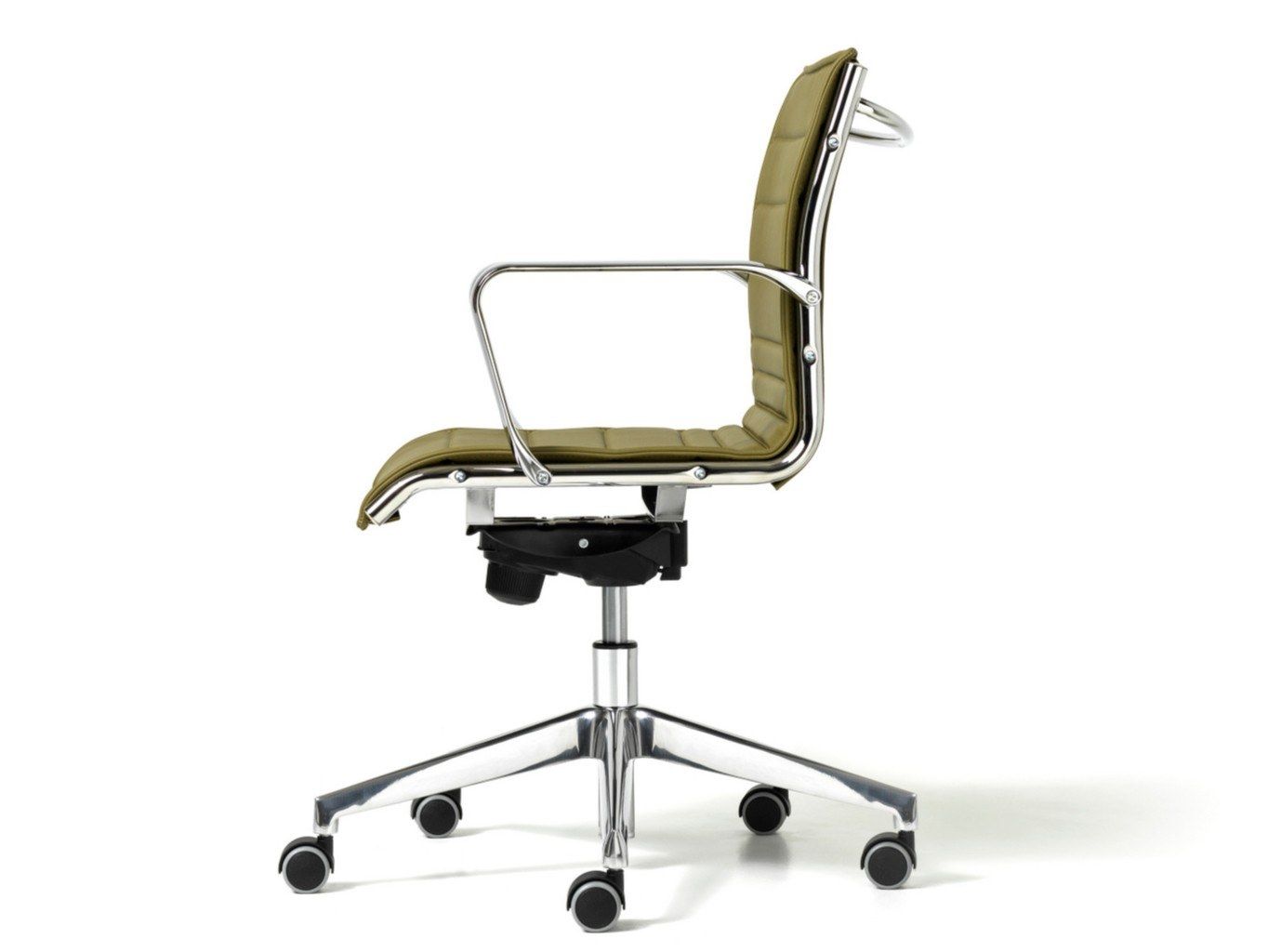 Кожаный офисный стул с подлокотниками с 5 спицами Diemme Окленд ARCH-00153332 - Вид №1