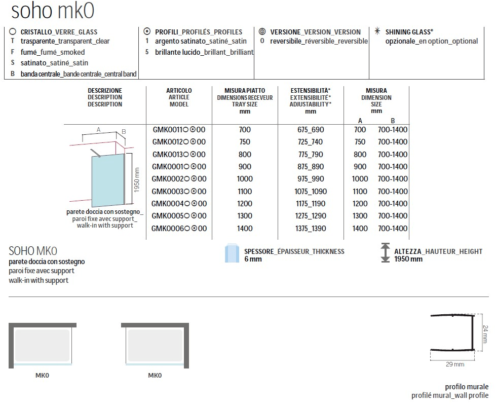 Glass1989 Хрустальная душевая кабина Showering sun-id-1401828 - Вид №1
