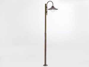 Латунный и медный светодиодный уличный фонарь для сада