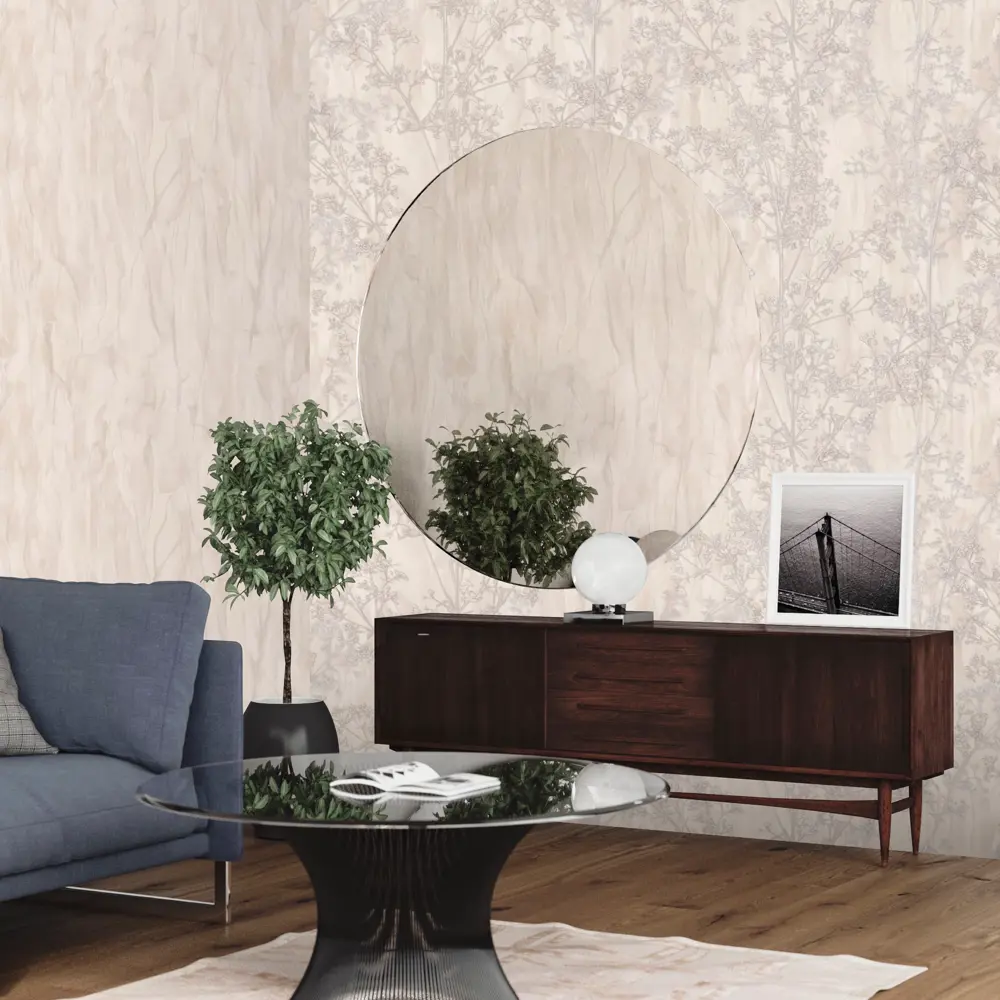Обои флизелиновые Euro Decor Fjord белые 1.06 м ED7114-00 88468843 STLM-2059924 - Вид №3