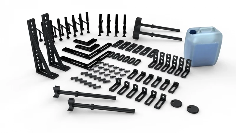 Набор оснастки для сварочного стола №3: Стандартный (84 предмета) Верстакофф n1-0108416