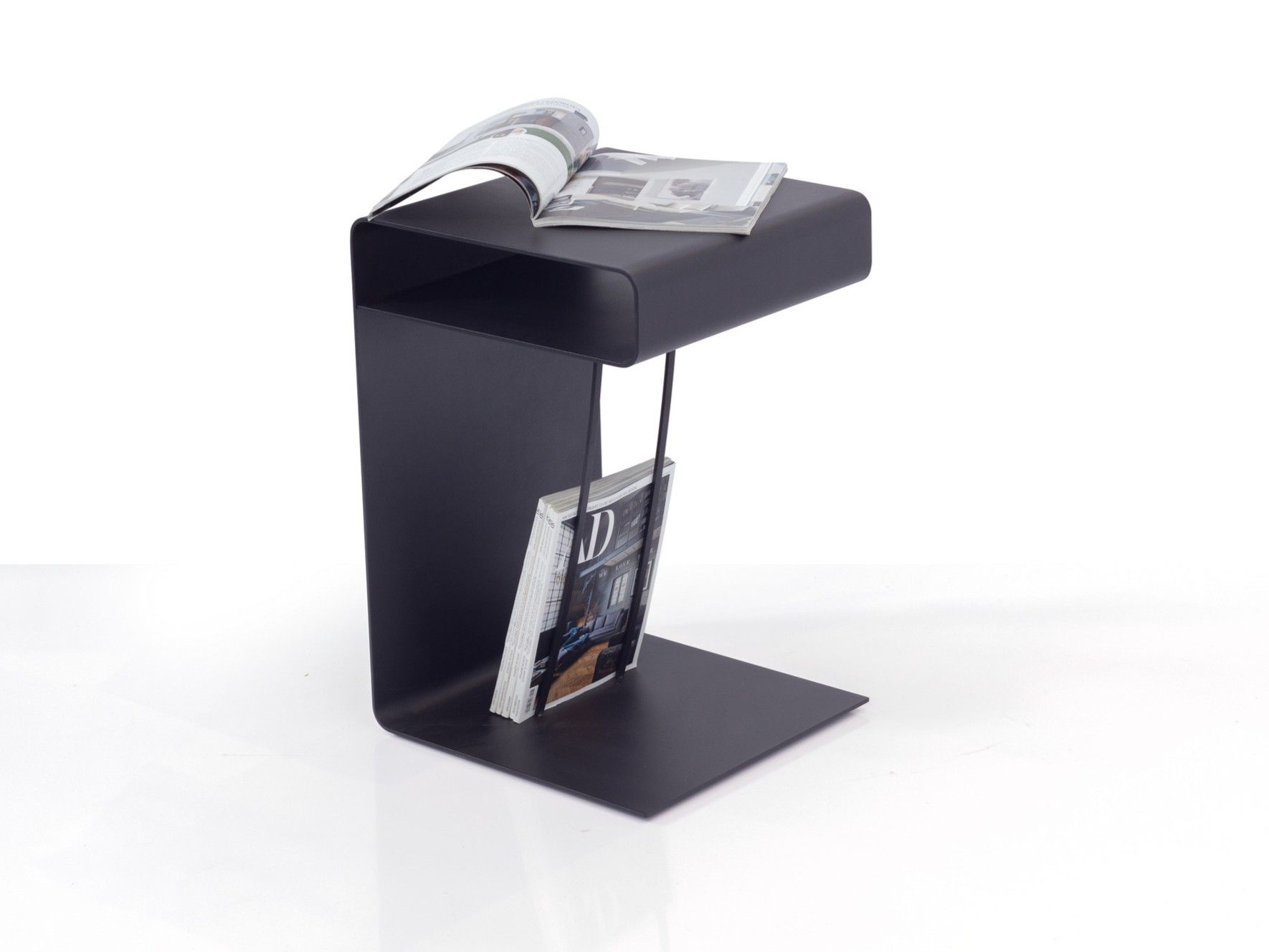 Высокий квадратный стальной журнальный столик с журнальным столиком ORO NERO Collection HOLLOW ARCH-00095349 - Вид №2