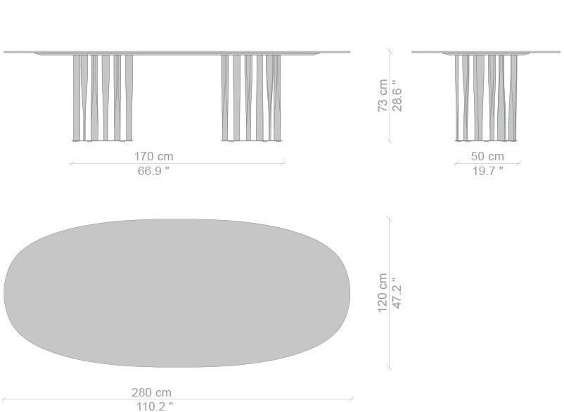 Cassina Стол с алюминиевым основанием sun-id-1443902 - Вид №10