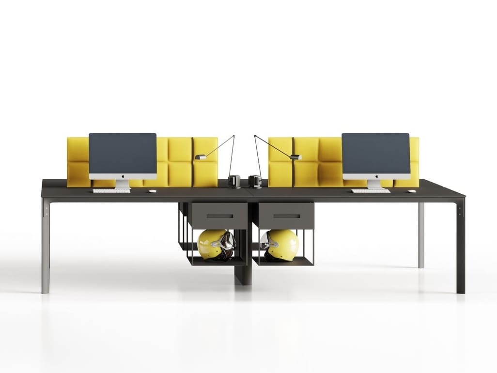 Скамья со звукопоглощающими панелями и Центральной полкой CUF Milano Seventy seven ARCH-00028462