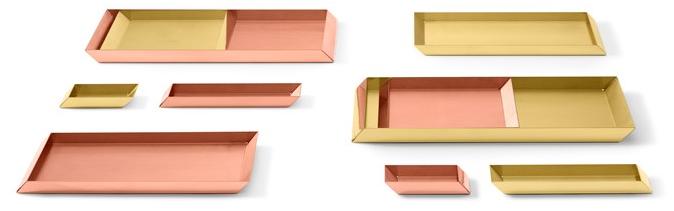 GHIDINI1961 Лоток для документов из латуни Axonometry sun-id-1503304 - Вид №7